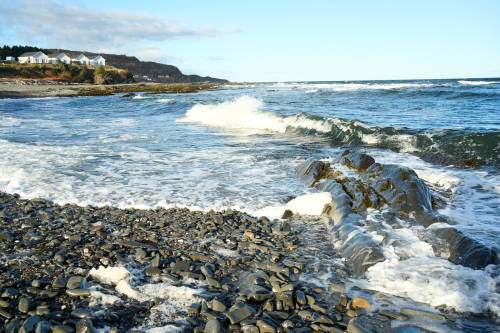 Saison,Automne,Eau,Plage,MRC Côte-de-Gaspé,Région,Grande-Vallée,Jour,Temps